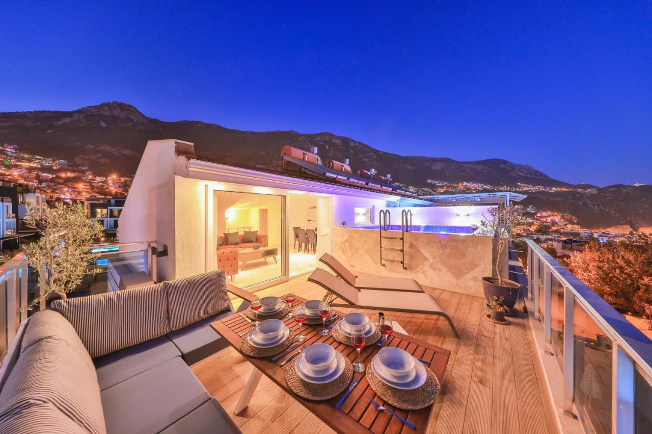Ferienwohnung Olive View Penthouse Kalkan Exterior foto