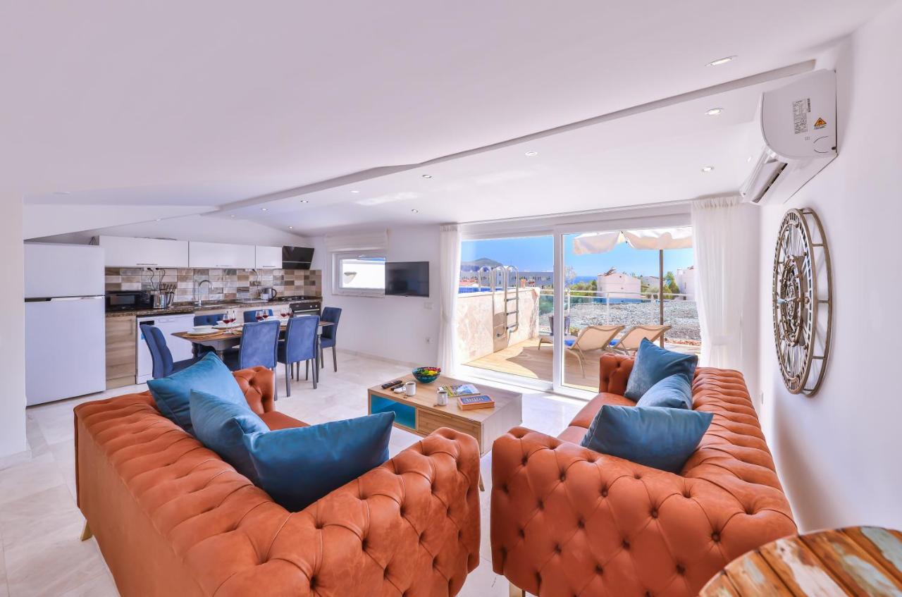 Ferienwohnung Olive View Penthouse Kalkan Exterior foto
