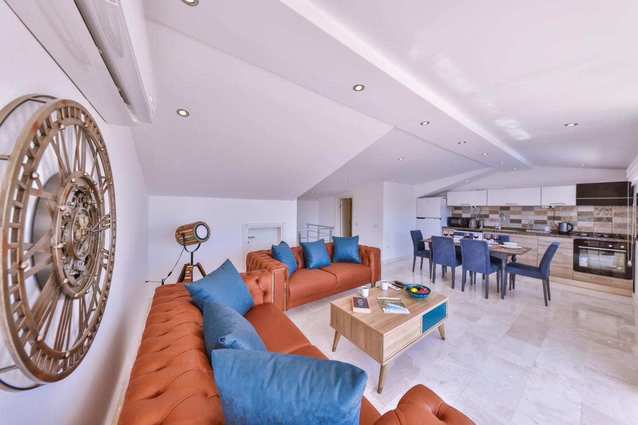 Ferienwohnung Olive View Penthouse Kalkan Exterior foto